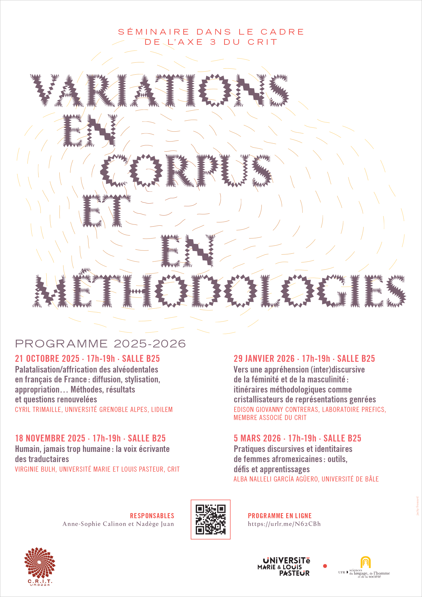 Variations en corpus et en méthodologie